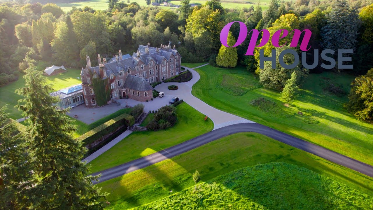 Экскурсия по шотландскому отелю Cromlix, принадлежащему Ким и Энди Мюррей | Open House TV