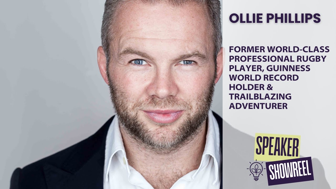 Ollie Phillips - former professional rugby player turned business leader and motivational speaker.