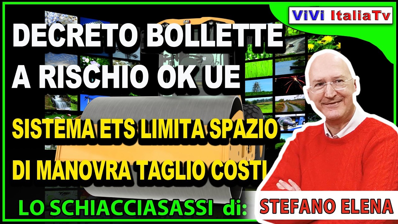Decreto bollette: la sterilizzazione Ets lato produzione &egrave; una sfida molto complicata