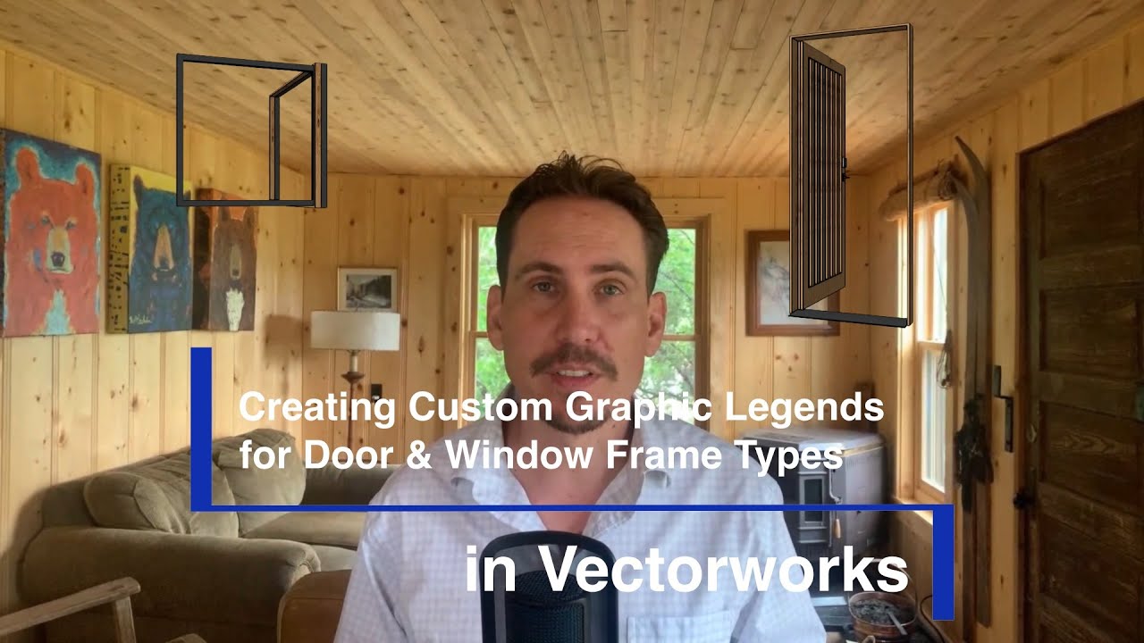 Vectorworks Custom Graphic Legends: Door & Window Frame Types