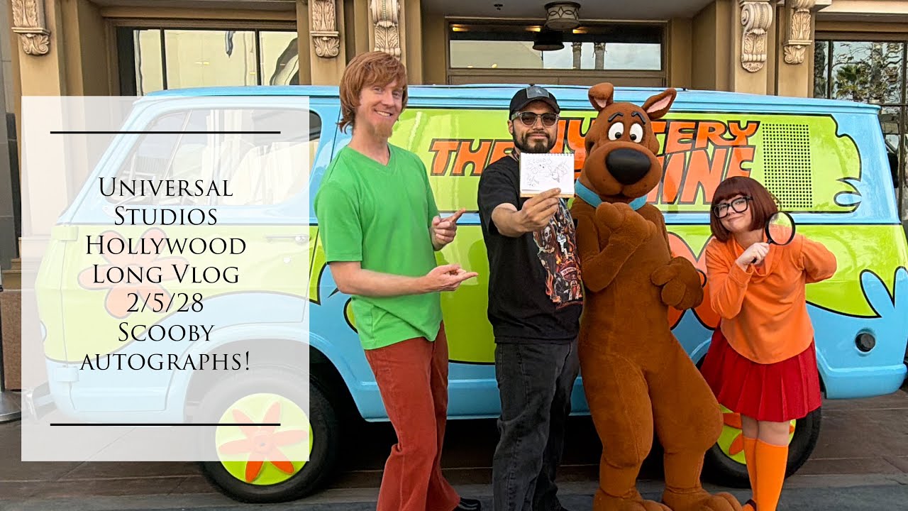 Universal Studios Hollywood Update and Vlog got the Gangs Autograph!
