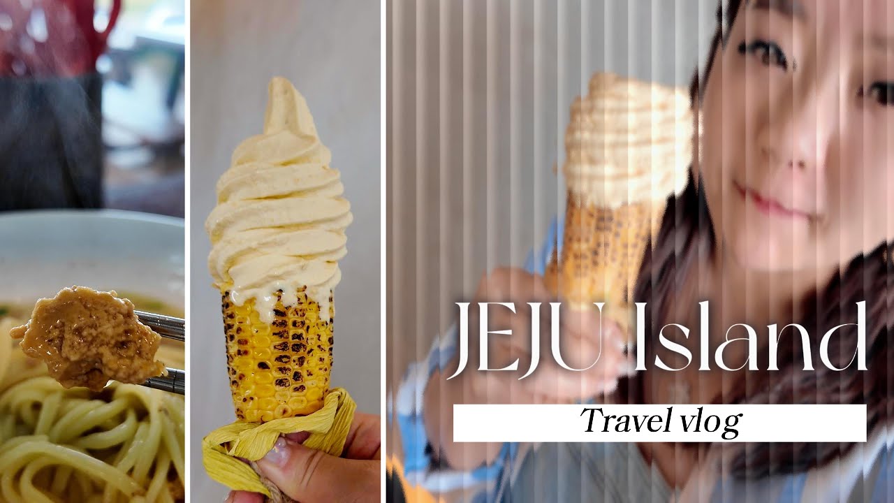 4 days in Jeju : Day1 | Top Spot Near Jeju Airport: Sea Urchin Noodles and Refreshing Corn Ice Cream