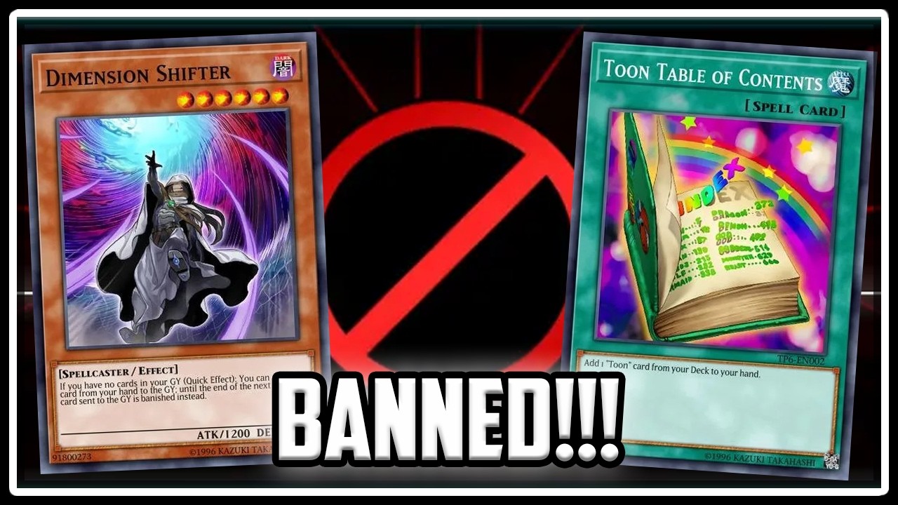 Shifter, Toons, and More! New BAN LIST for the OCG!