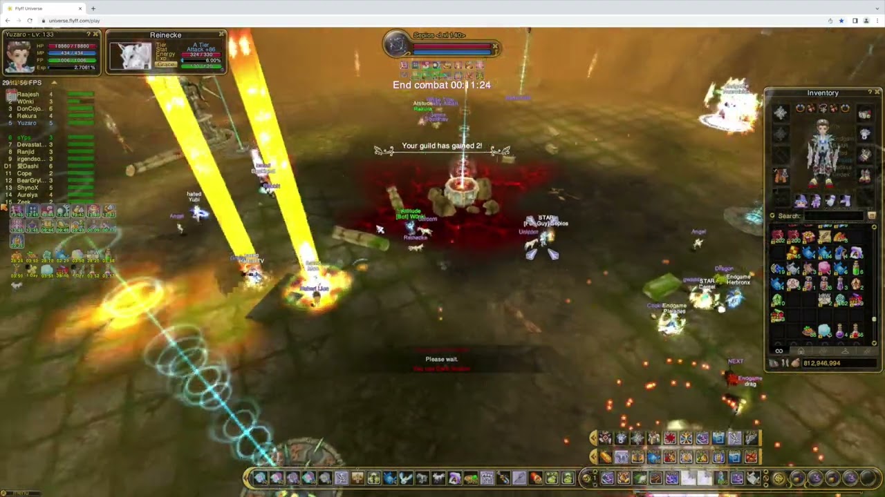 Flyff Universe &ndash; Guild Siege &ndash; Yuzaro, Jester PoV &ndash; 22 jan 2023