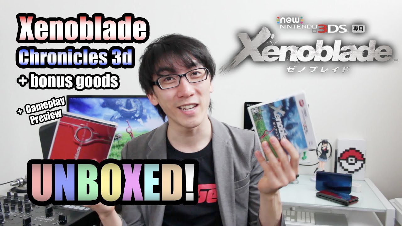 Xenoblade Chronicles 3D for New Nintendo 3DS UNBOXED! + Gameplay Preview