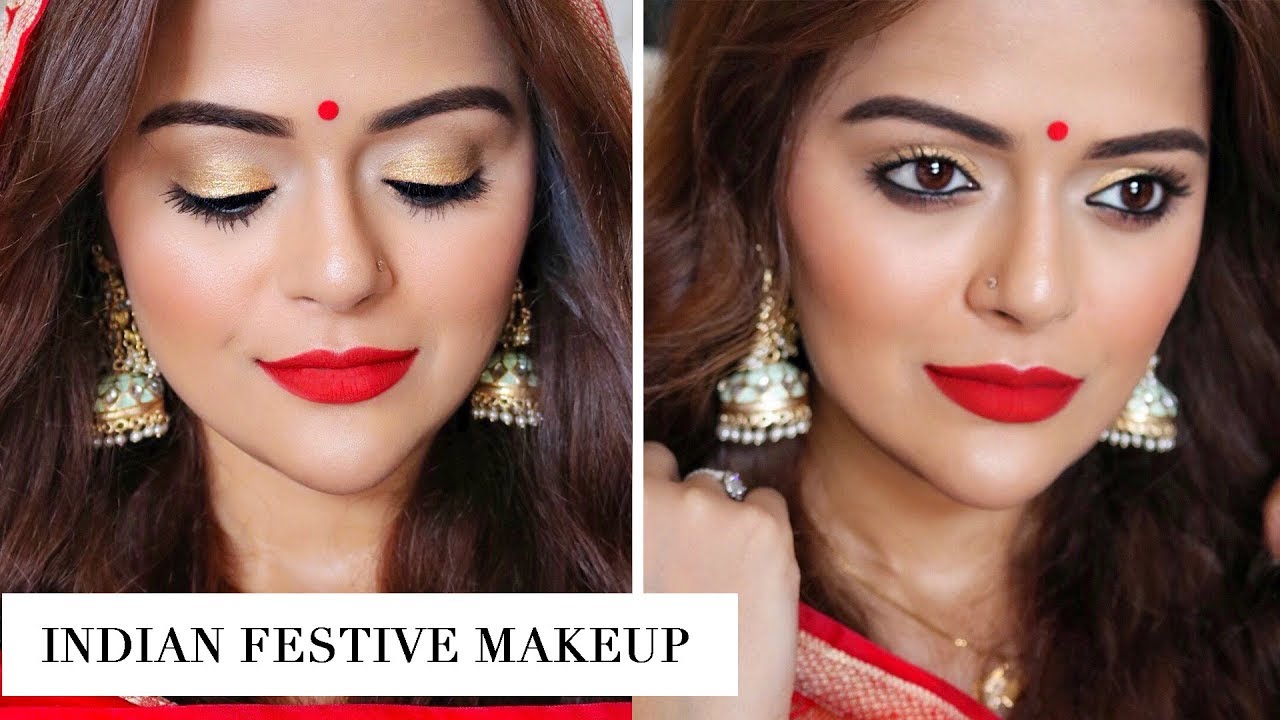Simple & Easy Festive Makeup Tutorial