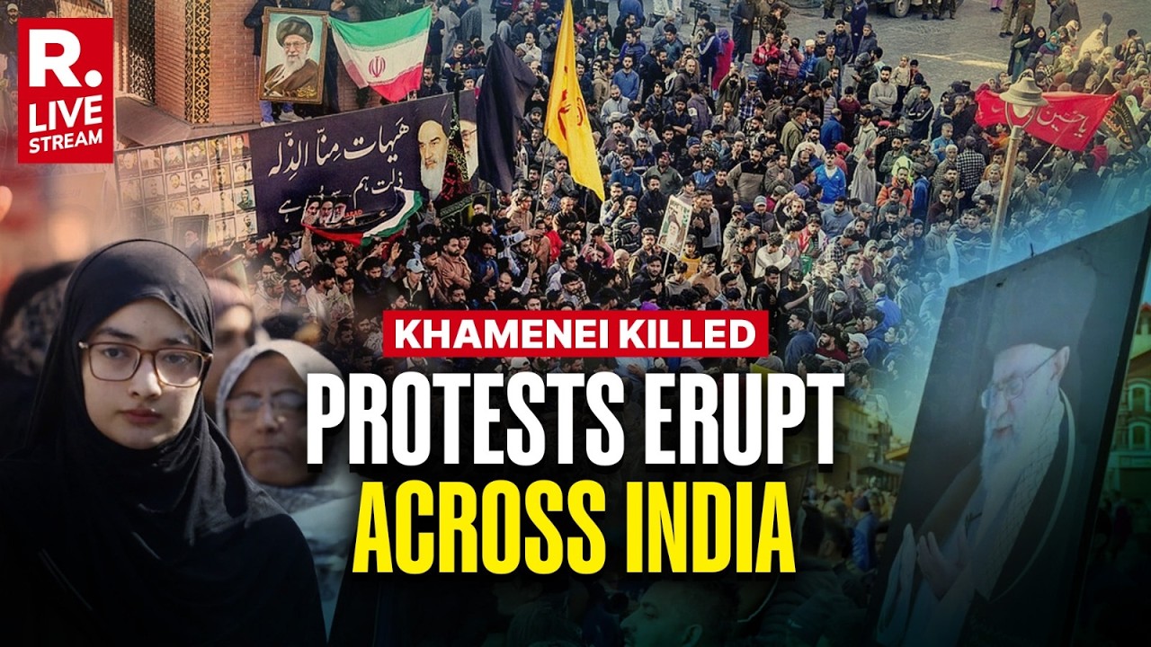 Nationwide Protests Rock India After Khamenei Death In US–Israel Strike | Kashmir, Lucknow, Jammu