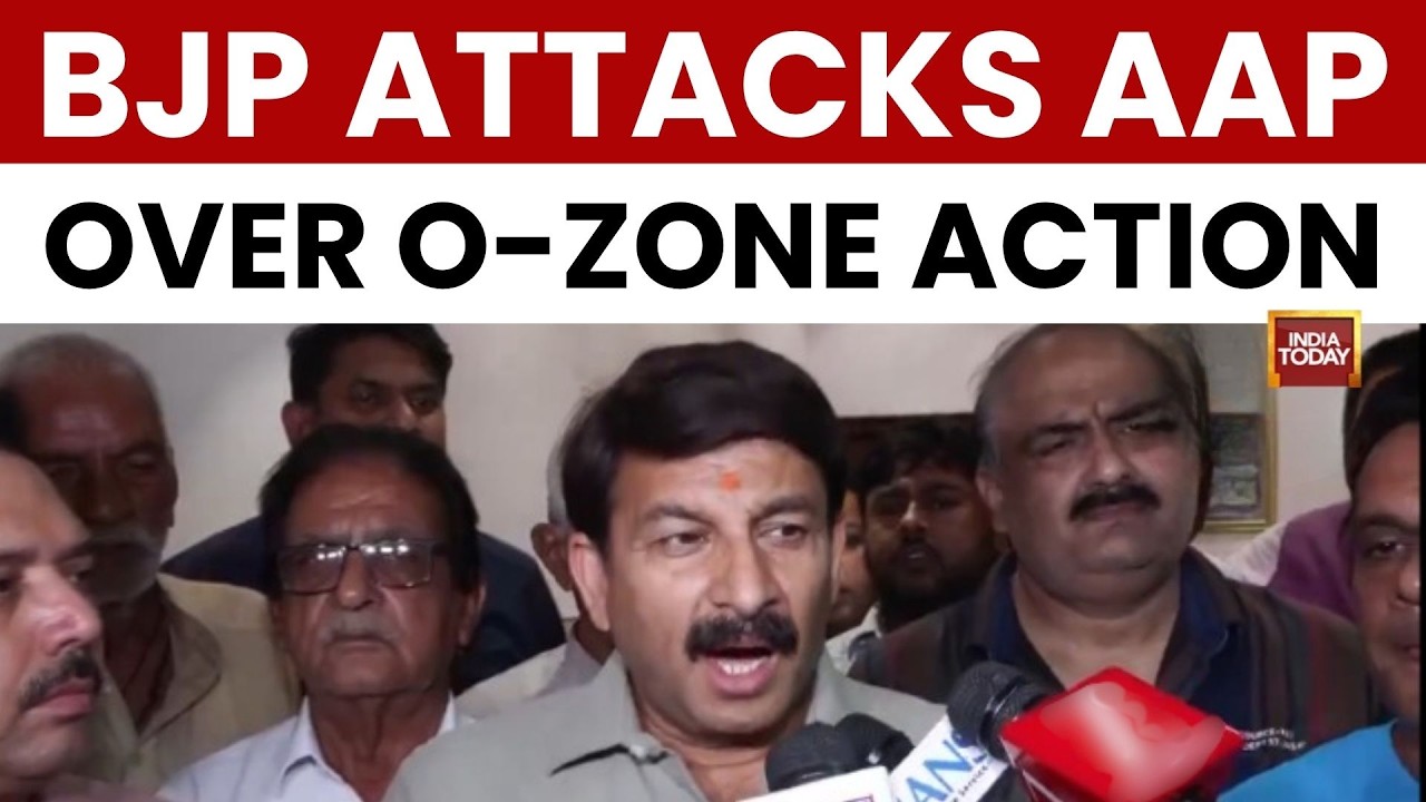 Delhi Political Storm! BJP and AAP Clash Over Land and Demolition Claims | Manoj Tiwari | MCD