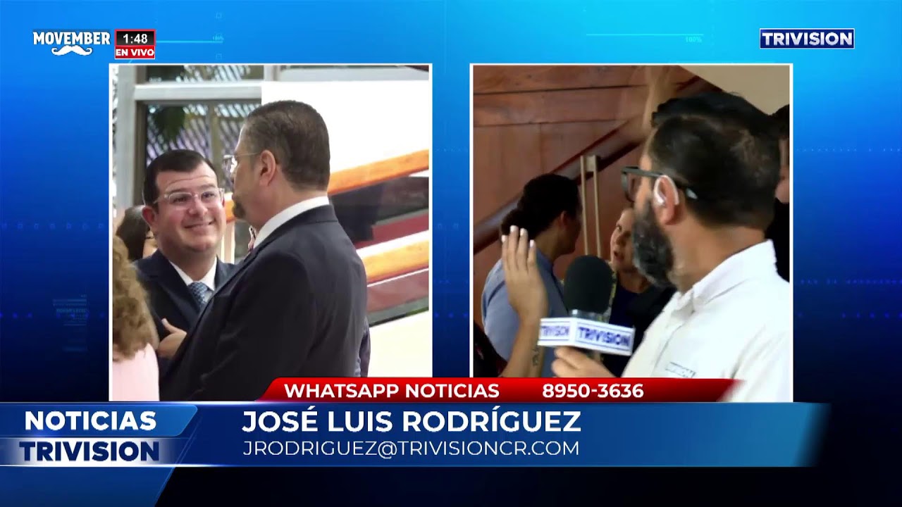 Presidente Rodrigo Chaves, se dirige a la poblaci&oacute;n en su informe semanal de conferencia de prensa.