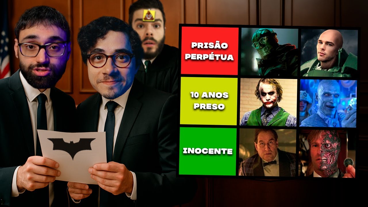 O (triste) JULGAMENTO dos VIL&Otilde;ES da DC... | Tier Rafa #50 com BatCaverna