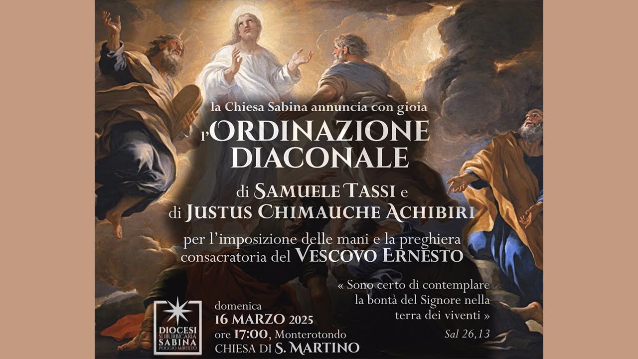 Ordinazione diaconale di Samuele Tassi e Justus Chimauche Achibiri