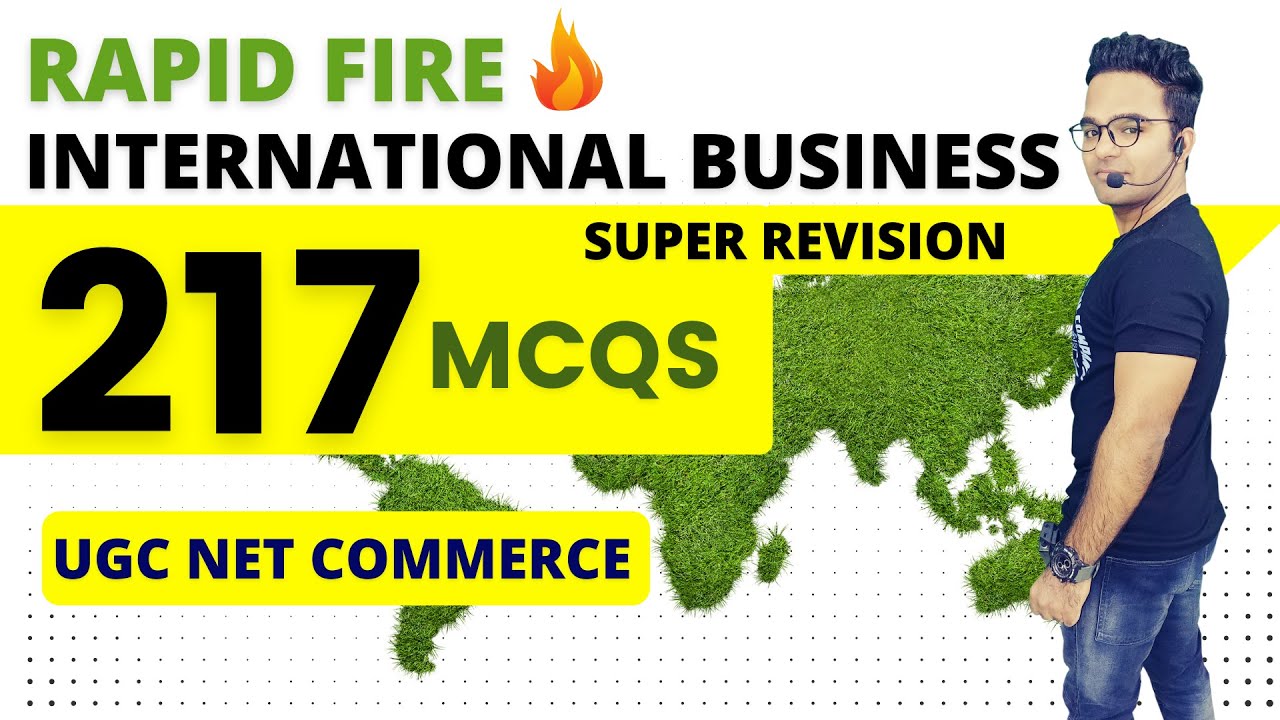 Complete International Business Mcqs || International Business || Ugc Net Commerce