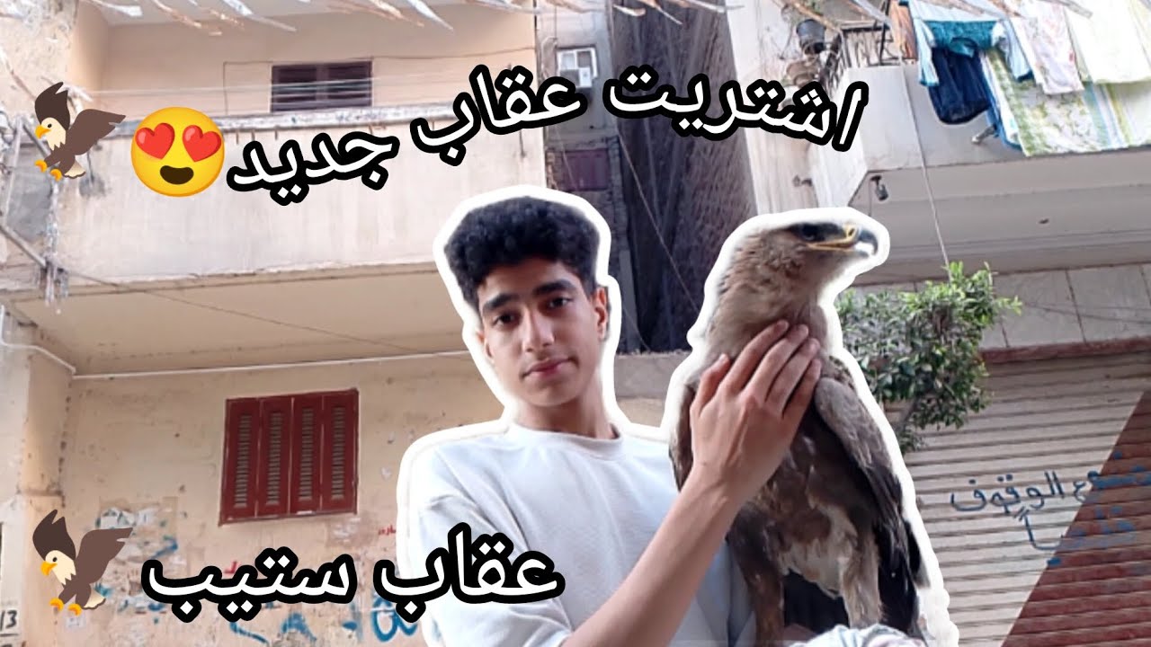 رد فعل العقاب علي الشارع اول مره انزلها | كانت هتسيبني و تطير😱