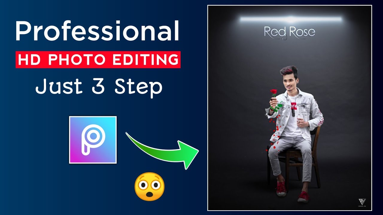 Professional HD Photo Editing Tutorial | Dark Photo Manipulation in PicsArt - SK EDITZ
