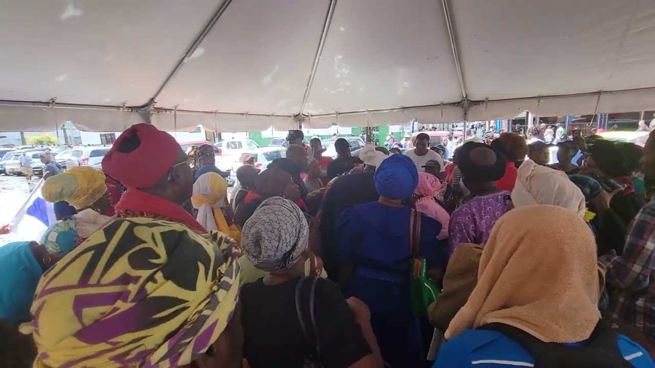 Open air service in Kingstown 11.02.2023 2