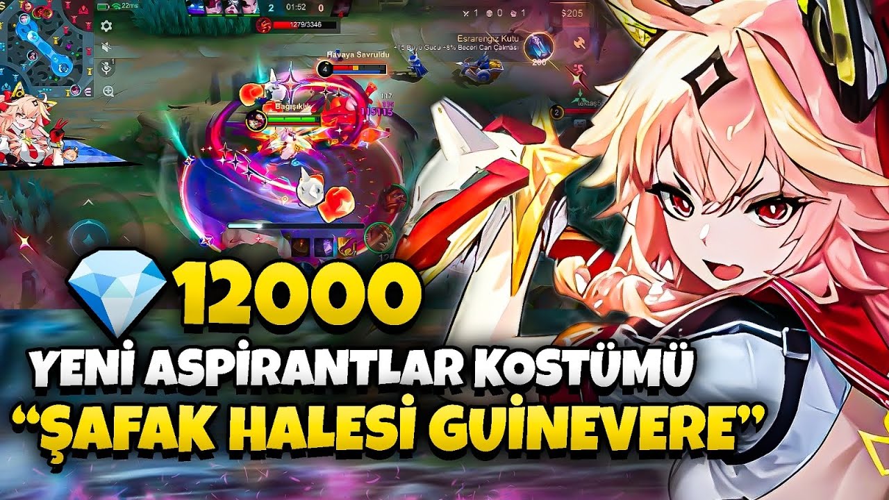 YENİ ASPİRANTLAR “ŞAFAK HALESİ GUİNEVERE” - HARİKA KOSTÜME BÜTÜN ELMASIMI BASTIM! - Mobile Legends