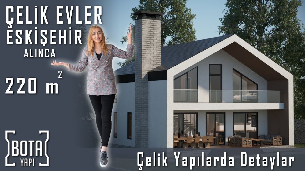 ÇELİK YAPILAR - ESKİŞEHİR ALINCA İKİ KATLI VİLLA PROJESİ