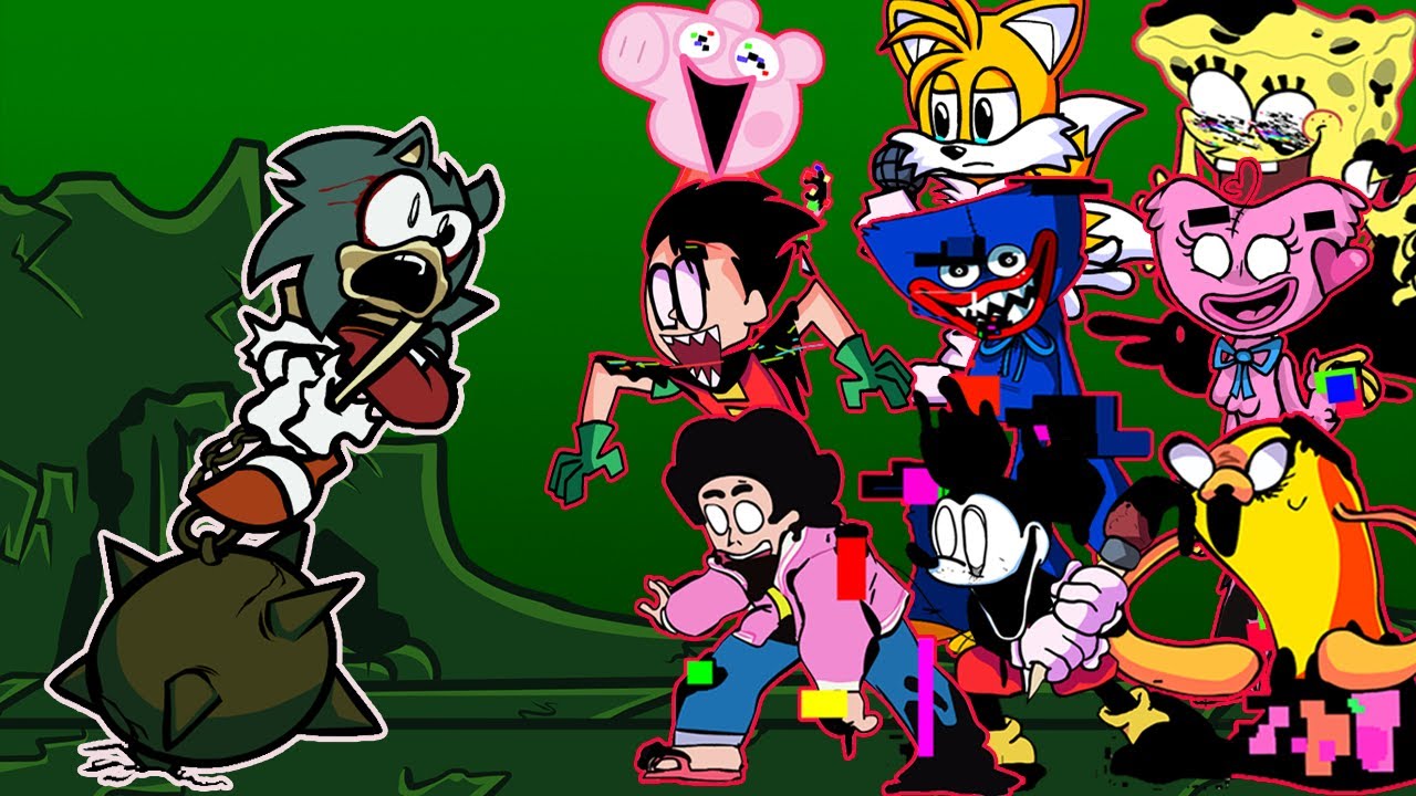 FNF -  Sink Song But All Pibby Characters Sings It 🎤 (Every Turn a Different Character Sings)