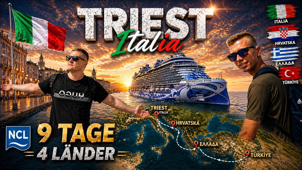 MIT DEM NEUSTEN SCHIFF VON TRIEST NACH RAVENNA I NCL CRUISE TEIL 1