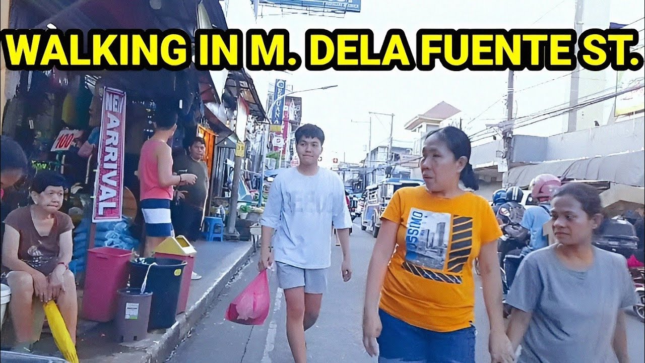 WALK ALONG M. DELA FUENTE ST. SAMPALOC MANILA | PHILIPPINES