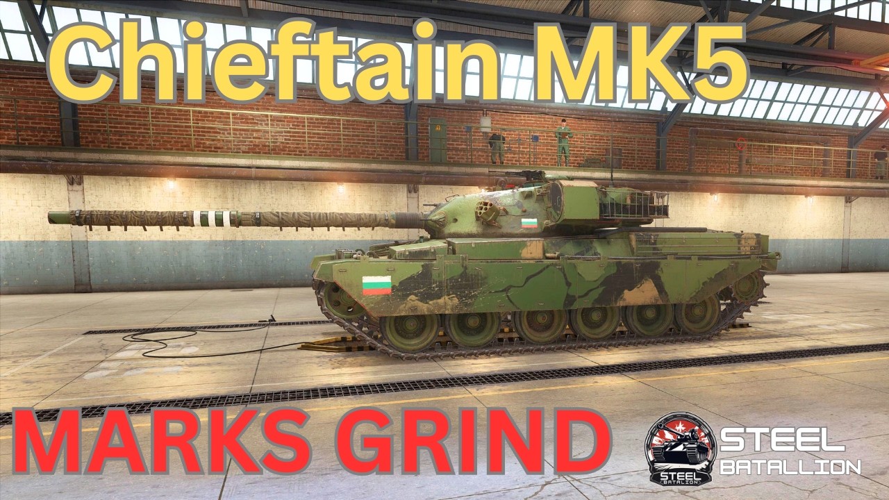 Chieftain Mk5 Marks Grind- World of Tanks Modern Armour Live Gameplay