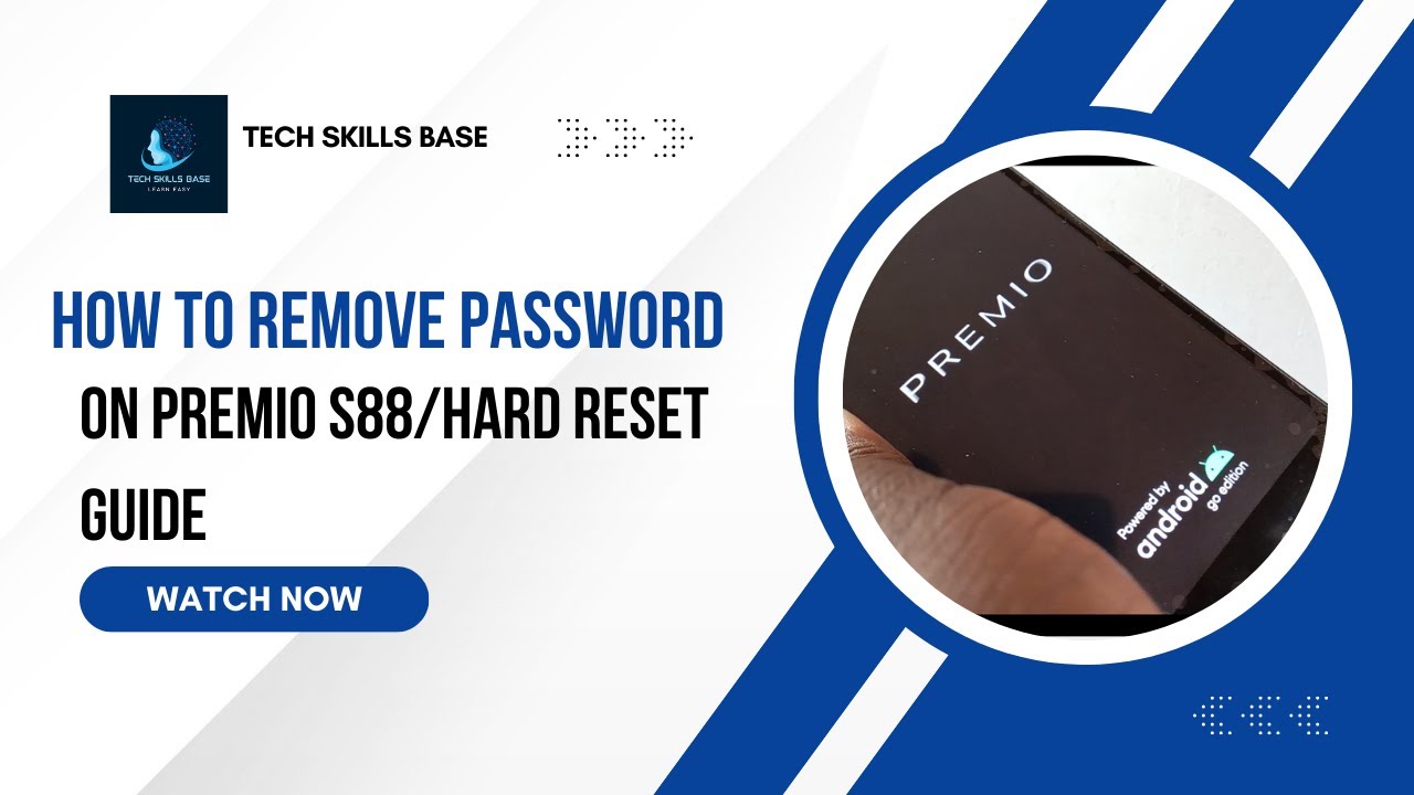 How to Remove Password on Premio S88 | Hard Reset Guide