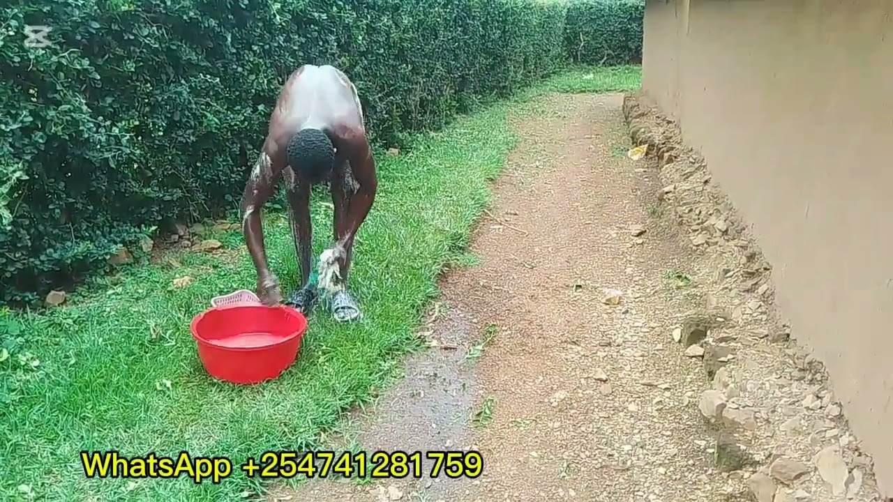 TAKING BATH IN MY PLACE IN THE VILLAGE ‼️‼️‼️‼️‼️