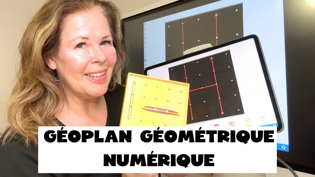 Géoplan géométrique numérique Atelier autonome 1er cycle primaire