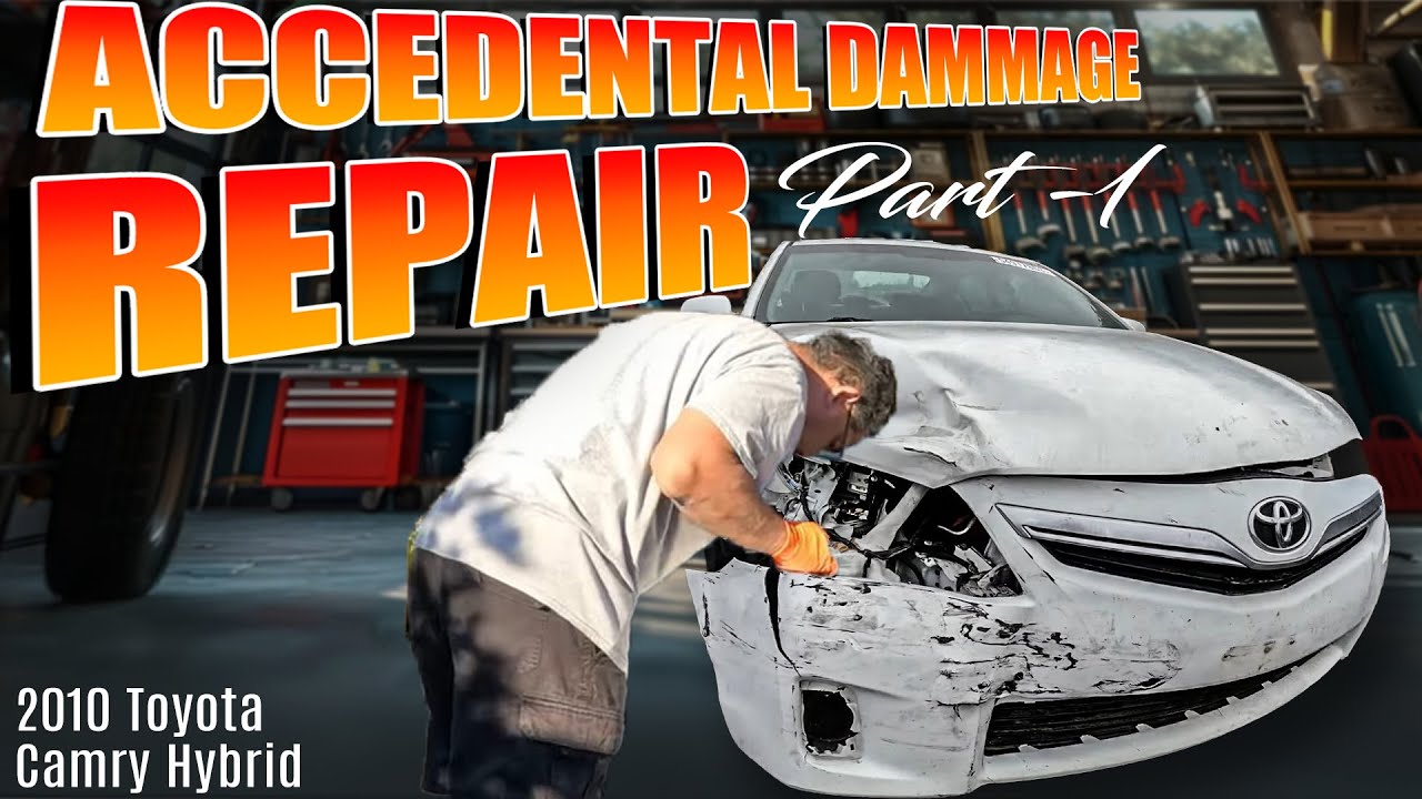 Rebuilding A Wrecked 2010 Toyota Camry Hybrid Part 01