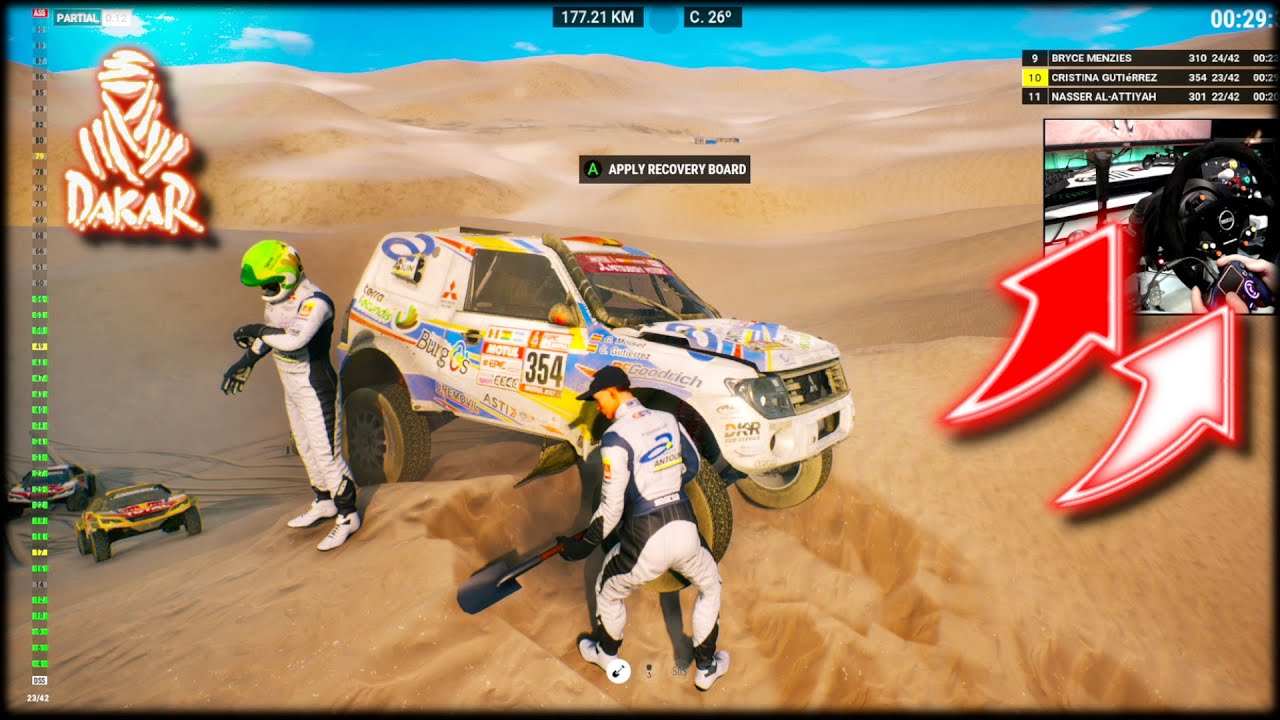 Mitsubishi Pajero / Montero proto / Thrustmaster T300RS Dakar 18 【This is DAKAR】