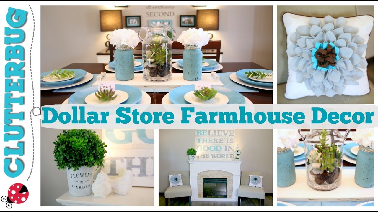 Easy Dollar Store Farmhouse Decor Ideas & DIY Felt Pillows