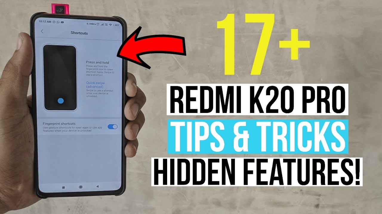 Redmi K20 PRO 17+ Tips & Tricks/Hidden Features! | Hindi
