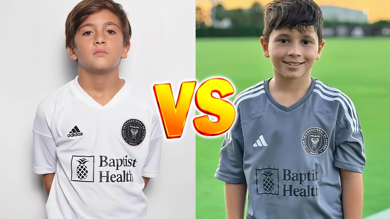 THIAGO MESSI Vs MATEO MESSI (Messi's Sons) Transformation 😍 From Baby To 2024