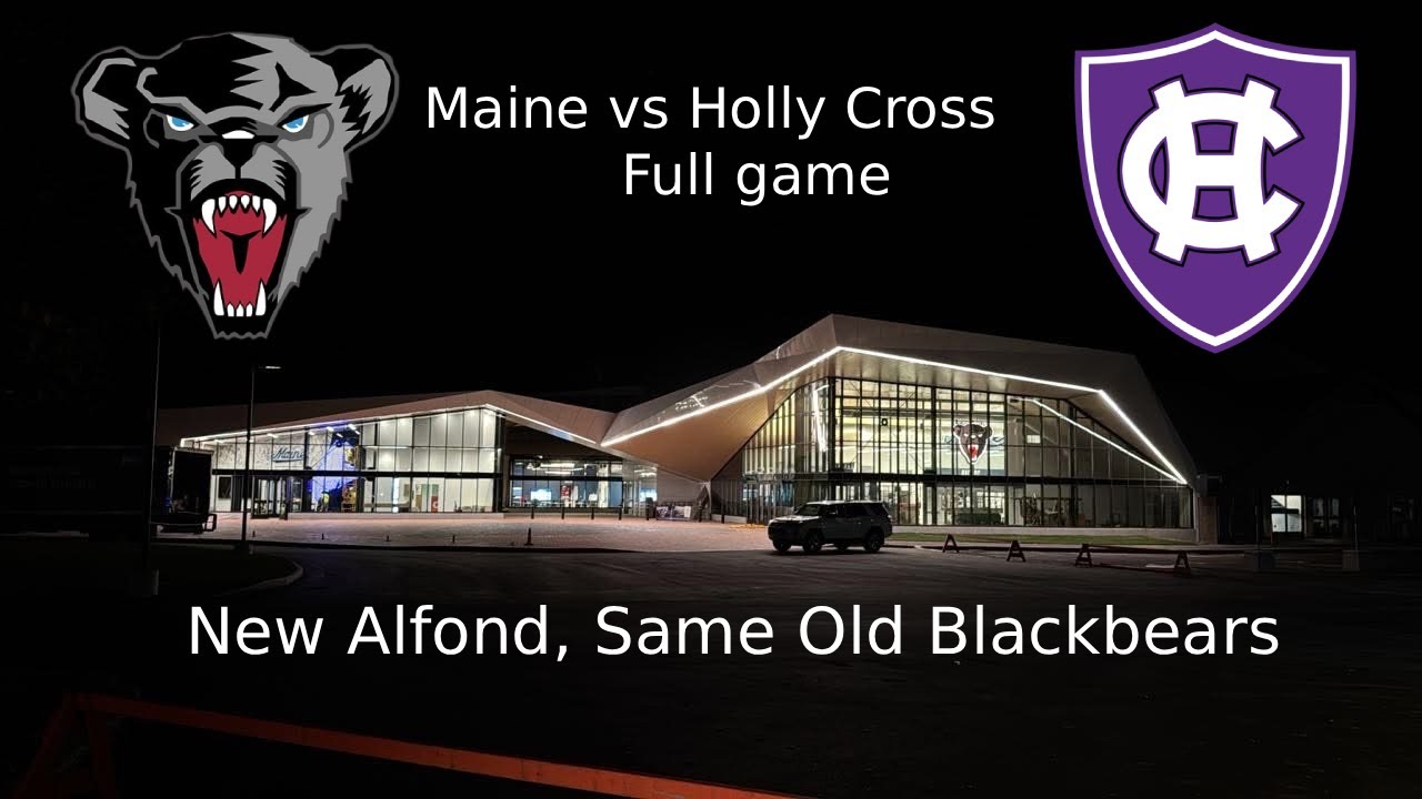 Maine vs Holly Cross Hockey Full Game 2025/2026