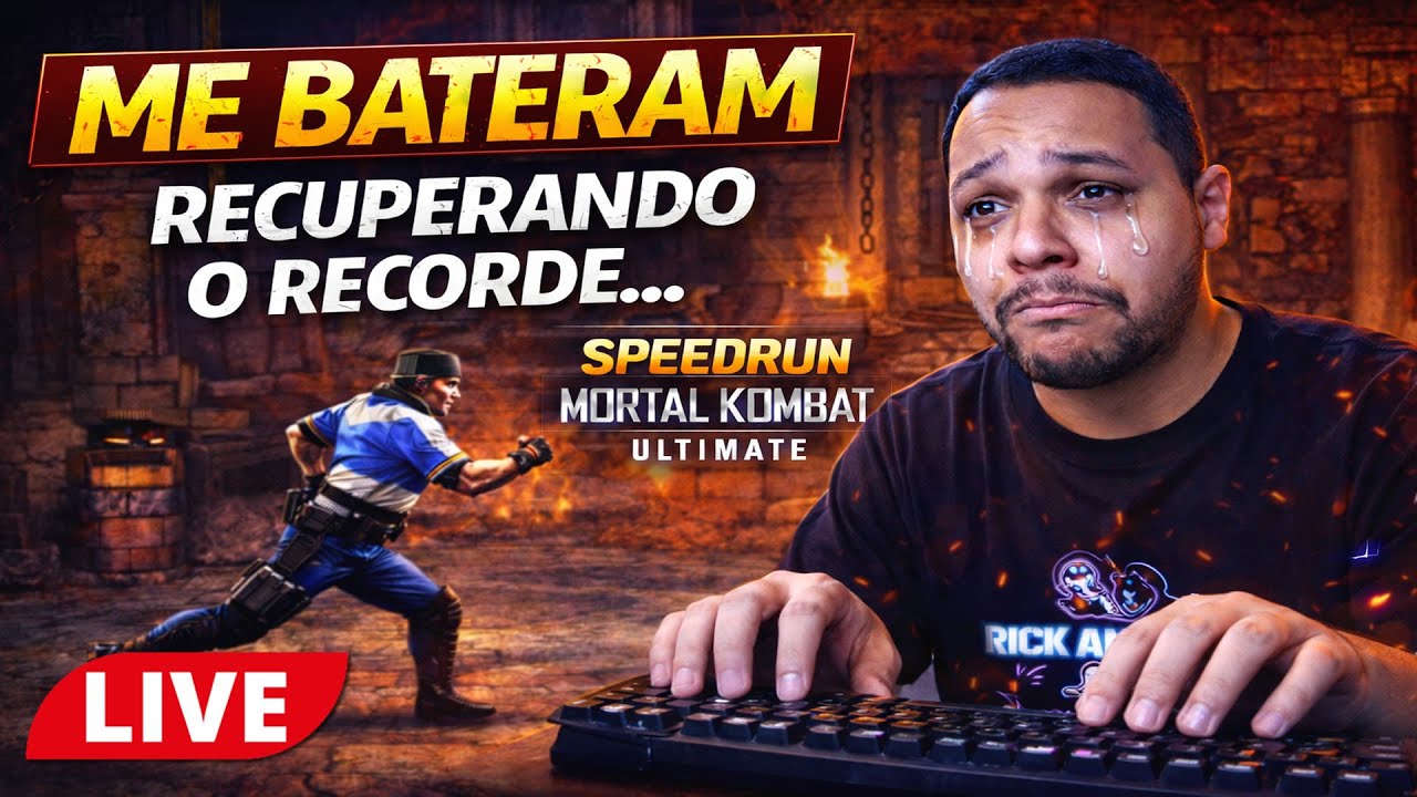 🔴ME BATERAM! RECUPERANDO O RECORDE: SPEEDRUN COM STRYKER + MORTAL KOMBAT 1