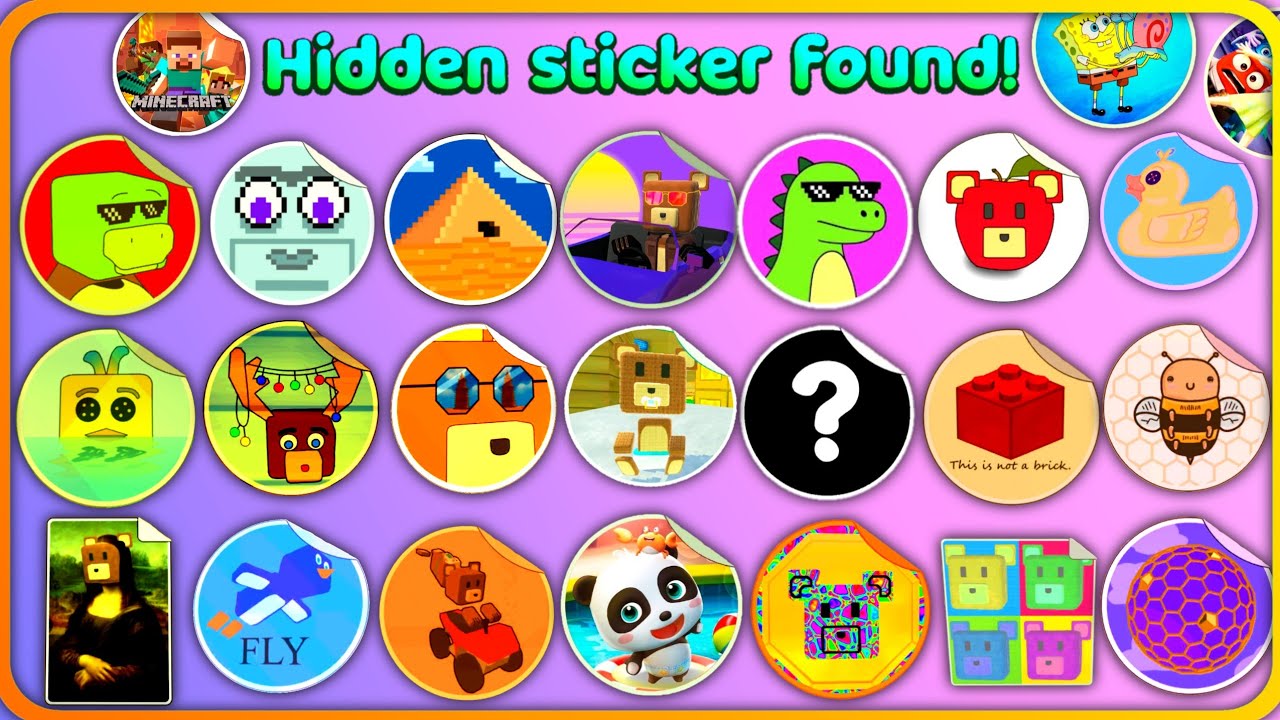 ALL NEW YEAR 15+ STICKERS!! NEWLY ADDED STICKERS FOUND Super Bear Adventure Gameplay Walkthrough!! 