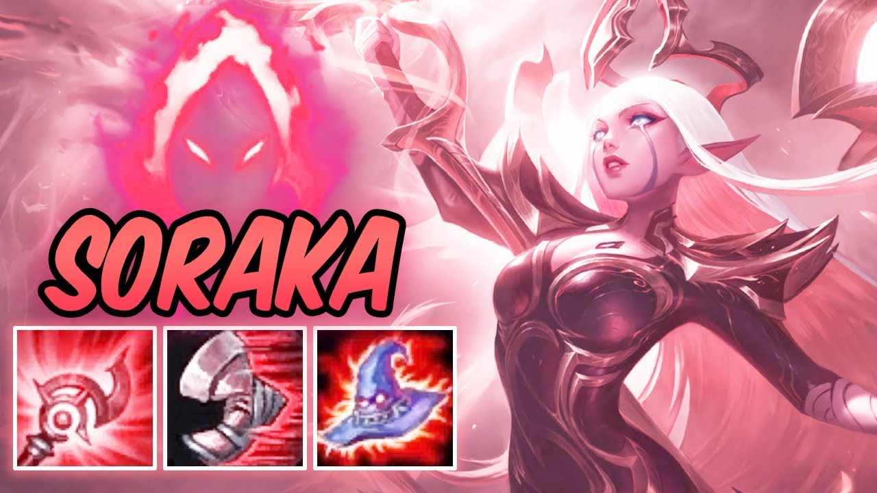 NIGHTBRINGER SORAKA MID FULL AP DARK HARVEST | New 40% CDR Build & Runes | League of Legends | S10