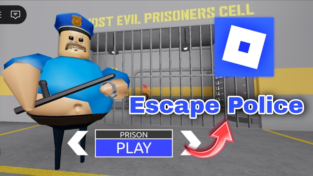 Roblox game escape police 🎩🎩