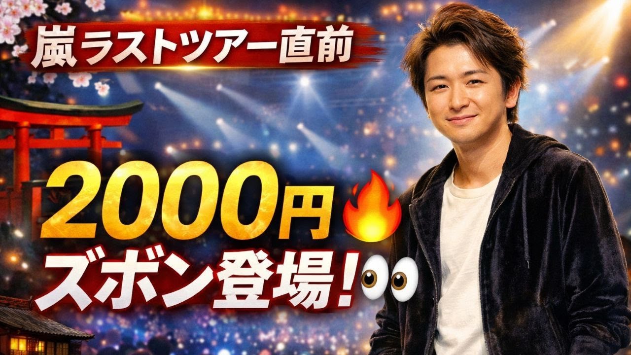 【本番まで34日】大野智、2000円ズボン話題！宮古島で見せた素顔と嵐後の進路
