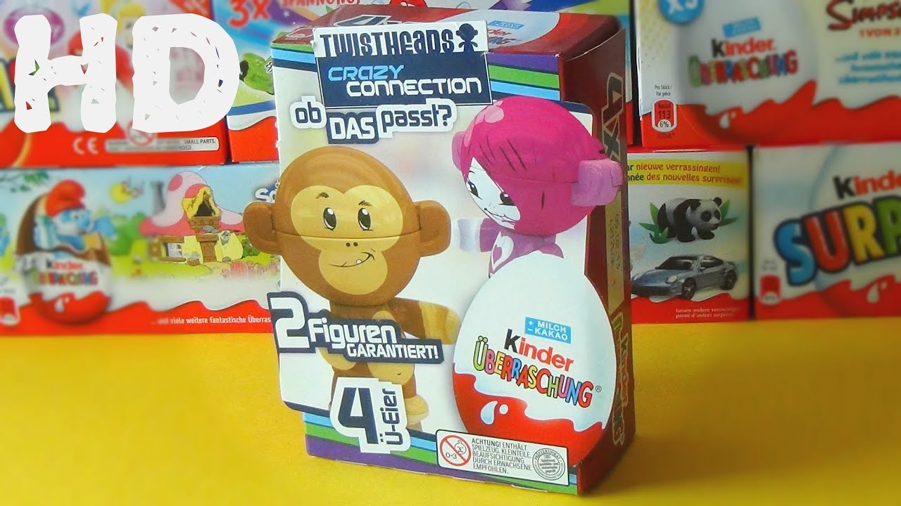 Киндер сюрприз TwistHeads Безумное соединение 2012 ретро коллекция