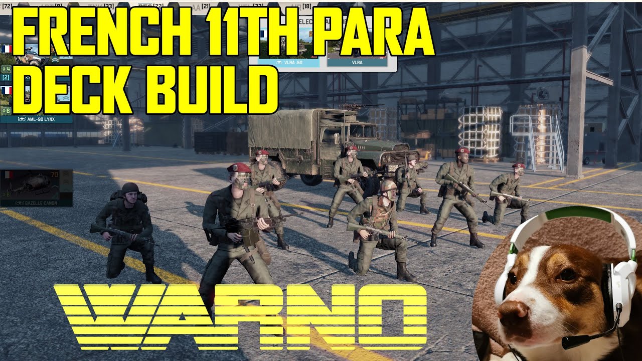 French 11th Parachutist Division Deck Build - WARNO (11ème Division Parachutiste)