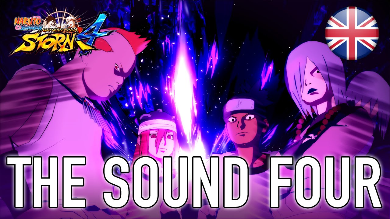 Naruto SUN Storm 4 - PS4/XB1/PC - The Sound Four (DLC 3 Trailer)