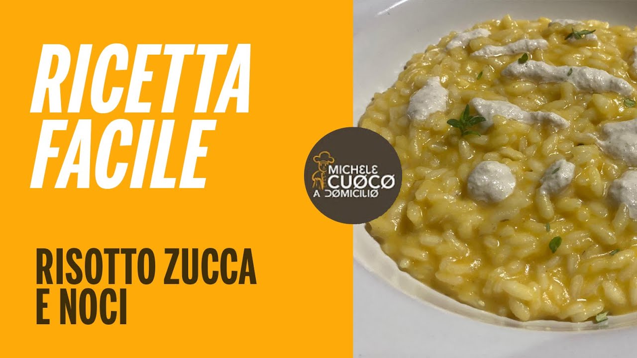 Risotto zucca e noci