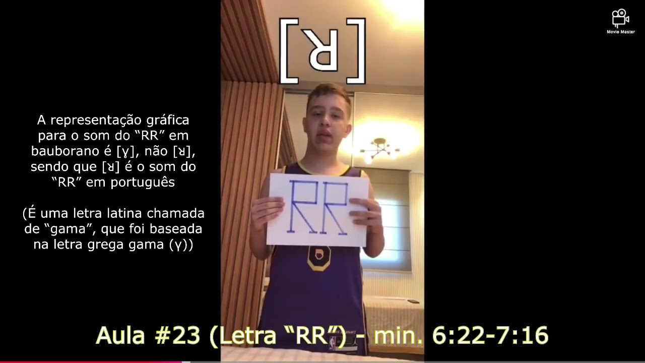 &ldquo;Problemas&rdquo; que eu encontrei em algumas das minhas videoaulas sobre letras do alfabeto bauborano