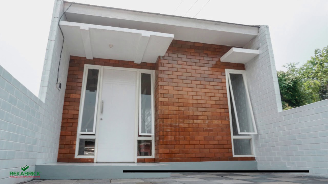 Bata Interlock Rekabrick rumah contoh