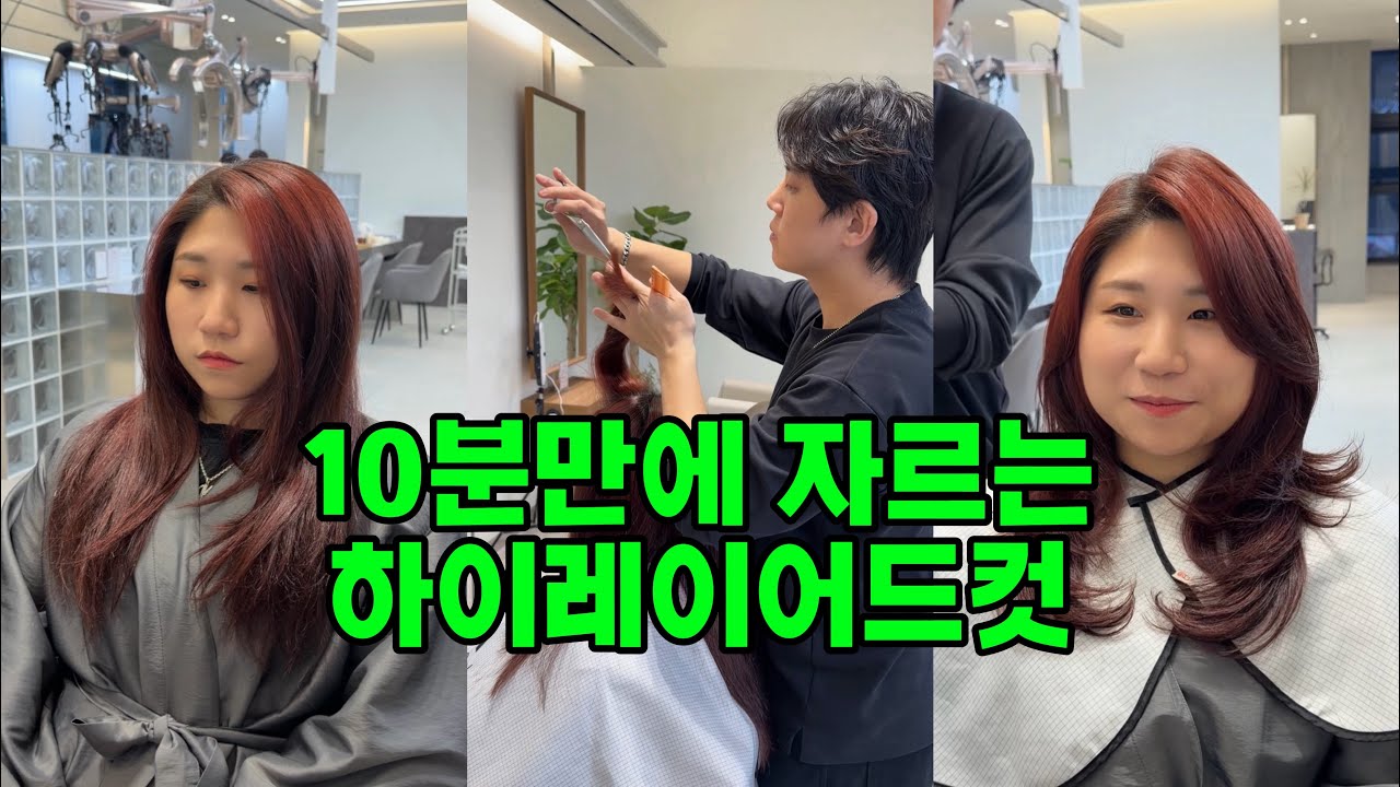 초보 인턴도 10분만에 자를 수 있는 하이레이어드컷