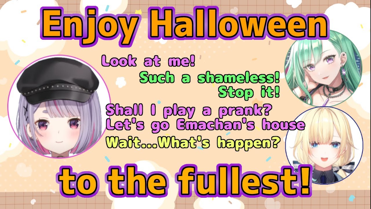 [Eng/Jpn sub] Mimitaya is so cute!! Enjoy Halloween and pranks! [Vspo][Mimi/Qpi/Beni/Ema]