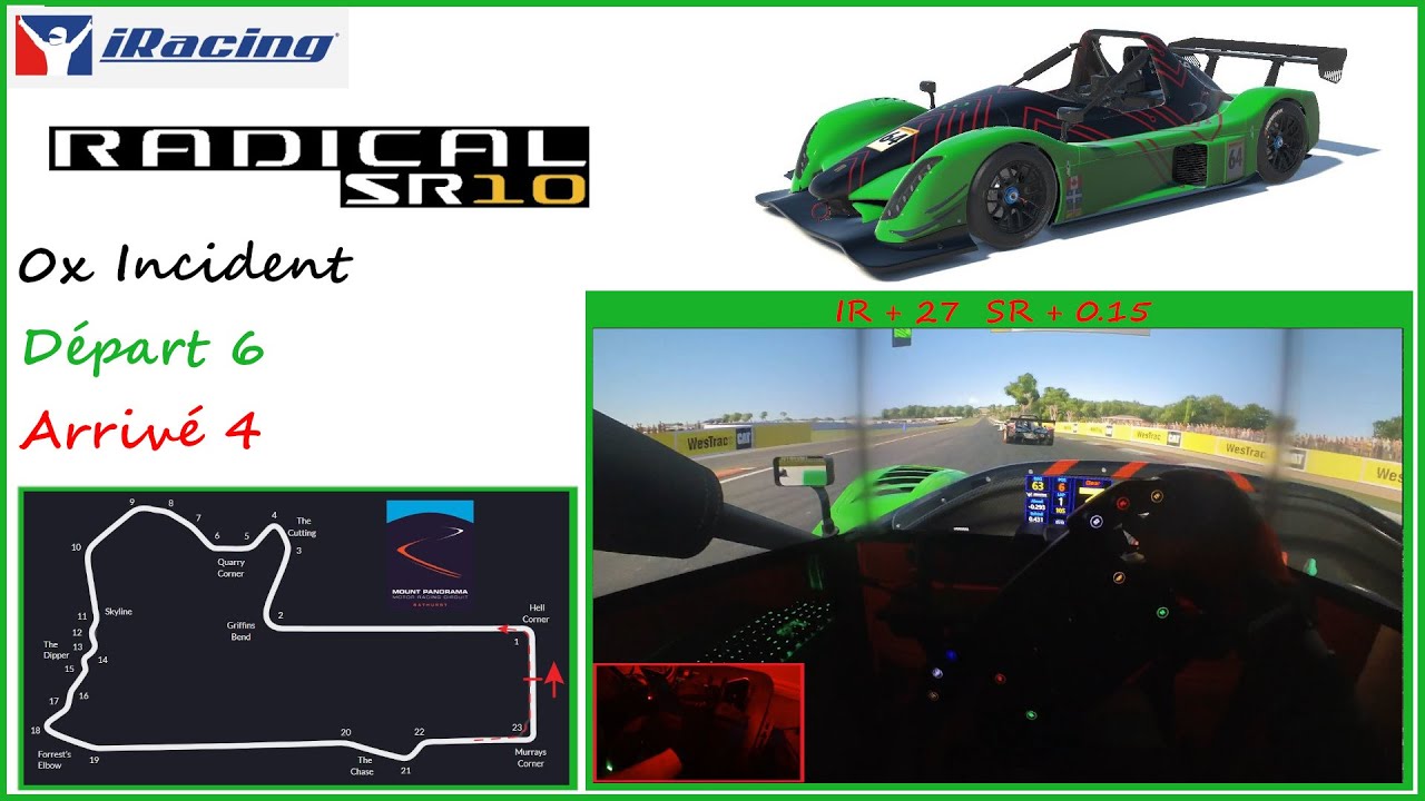 Iracing - Radical SR10 - Bathurst  [Course-1] [S3 week 10]