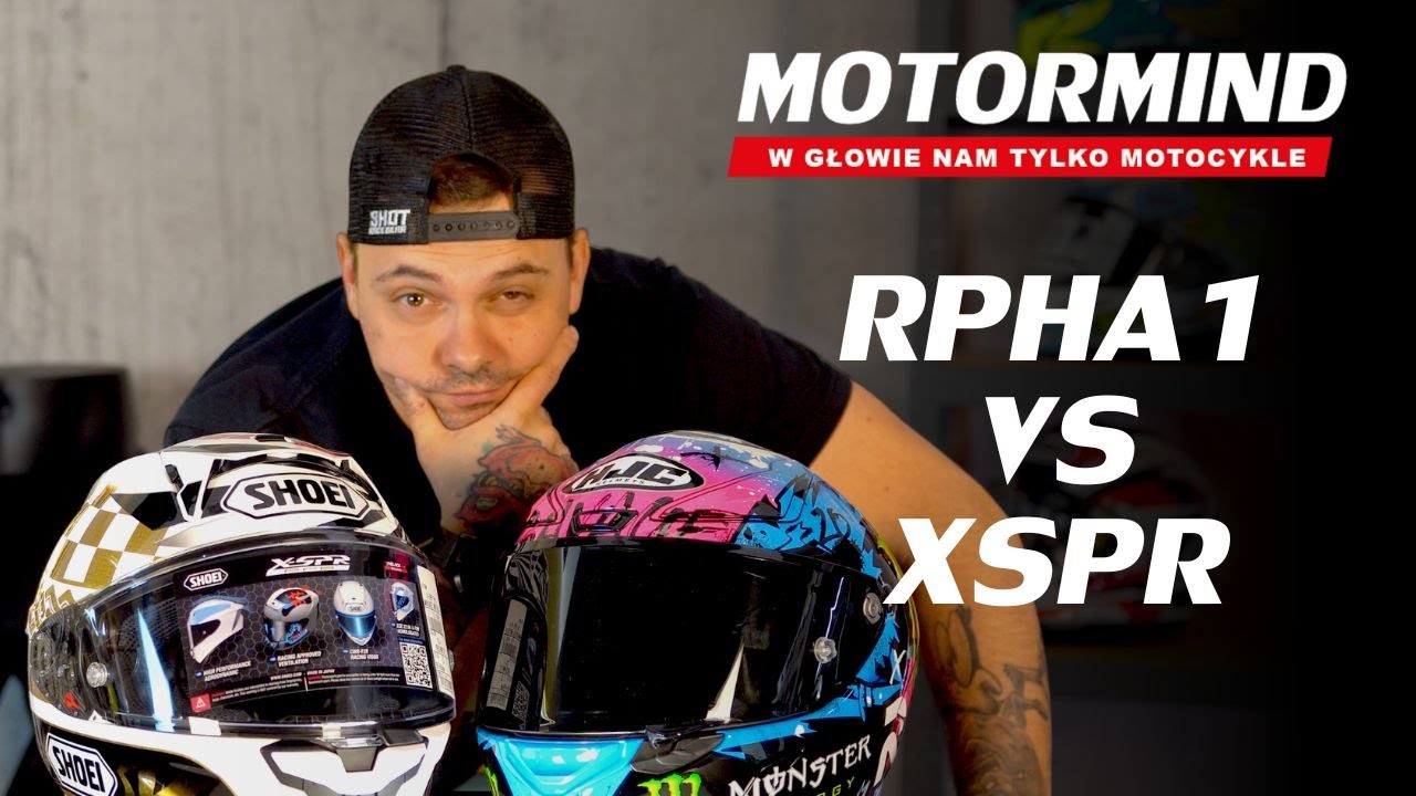 HJC RPHA 1 vs Shoei X-SPR Pro Starcie Tytan&oacute;w