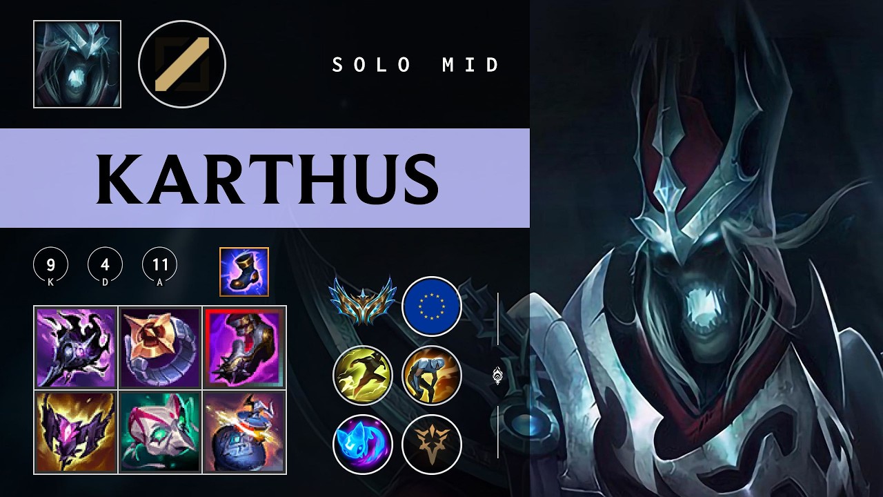 Karthus Mid vs Ornn - EUW Challenger Patch 26.05
